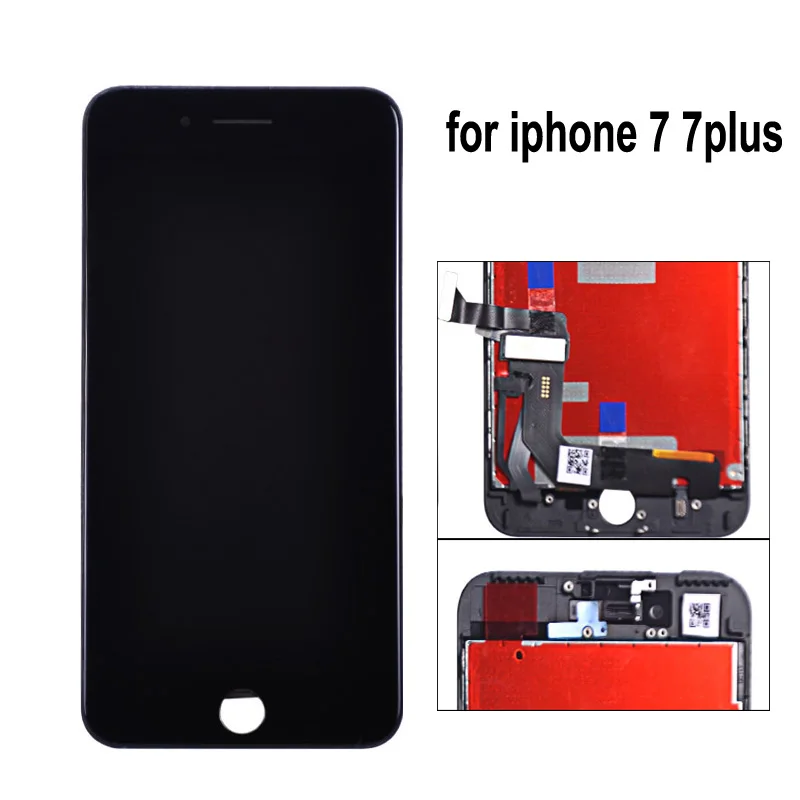 Для iPhone 6 Plus 6S 7 сборка ЖК-диспоея с дискретизатором сенсорного экрана без битых