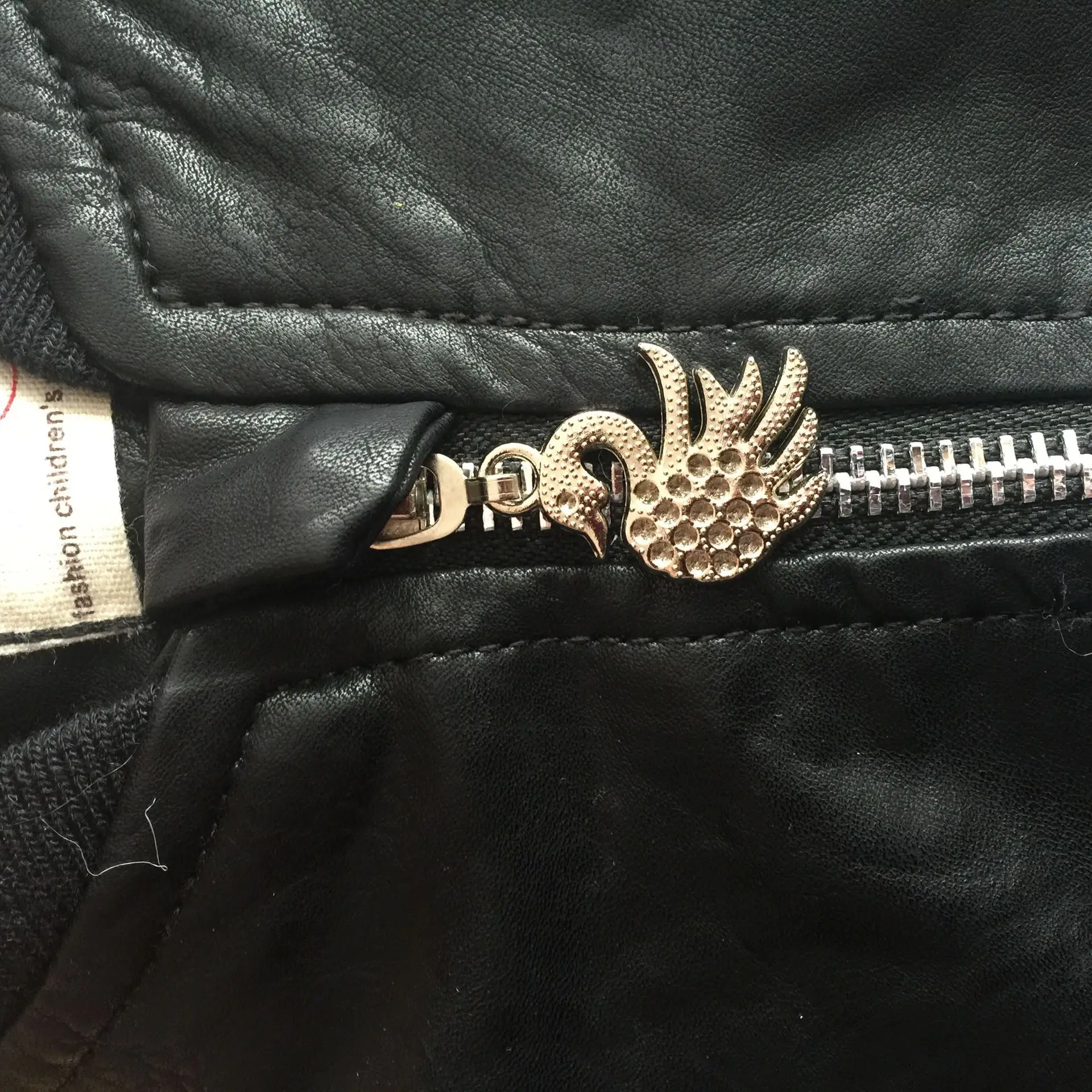 Дети Девочки индивидуальный Кожаные Куртки для Детей Пальто 2017 Весна Осень