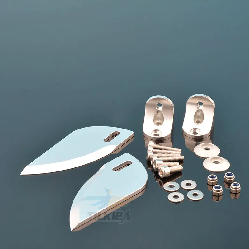 CNC регулируемые алюминиевые ребра высокой точности для скоростных гонок 72 мм X 30 |