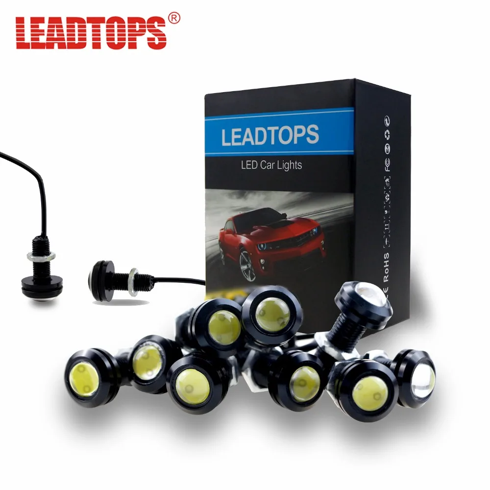 LEADTOPS 10 шт. DRL 23 мм Eagle Eye дневной ходовой светильник противотуманная фара
