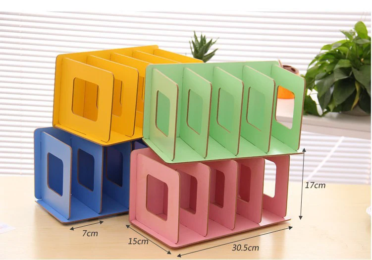 1 шт./лот 7 цветов сделай сам лоток для файлов и органайзер магазинов WJJ00001 |