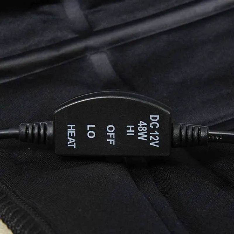 Зимняя подушка для сидения автомобиля 12 В с подогревом черная грелка зимняя