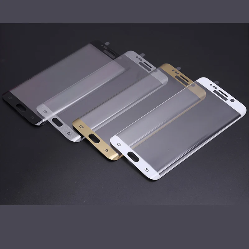 50 шт 3D изогнутое полноэкранное стекло для samsung galaxy S6 edge/s6 edge plus полное закаленное
