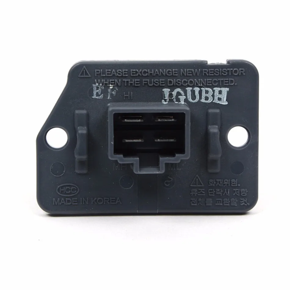 Оригинальный ОВКВ электродвигатель вентилятора резистор для 01 13 Hyundai Elantra Santa Fe