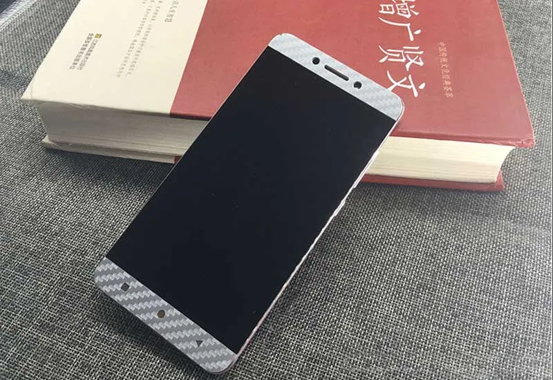 Для Letv Leeco le Max 2 HD заднего объектива камеры и отпечатков пальцев сенсорные кнопки протектор и наклейки из углеродного волокна для leeto le 2/2 pro