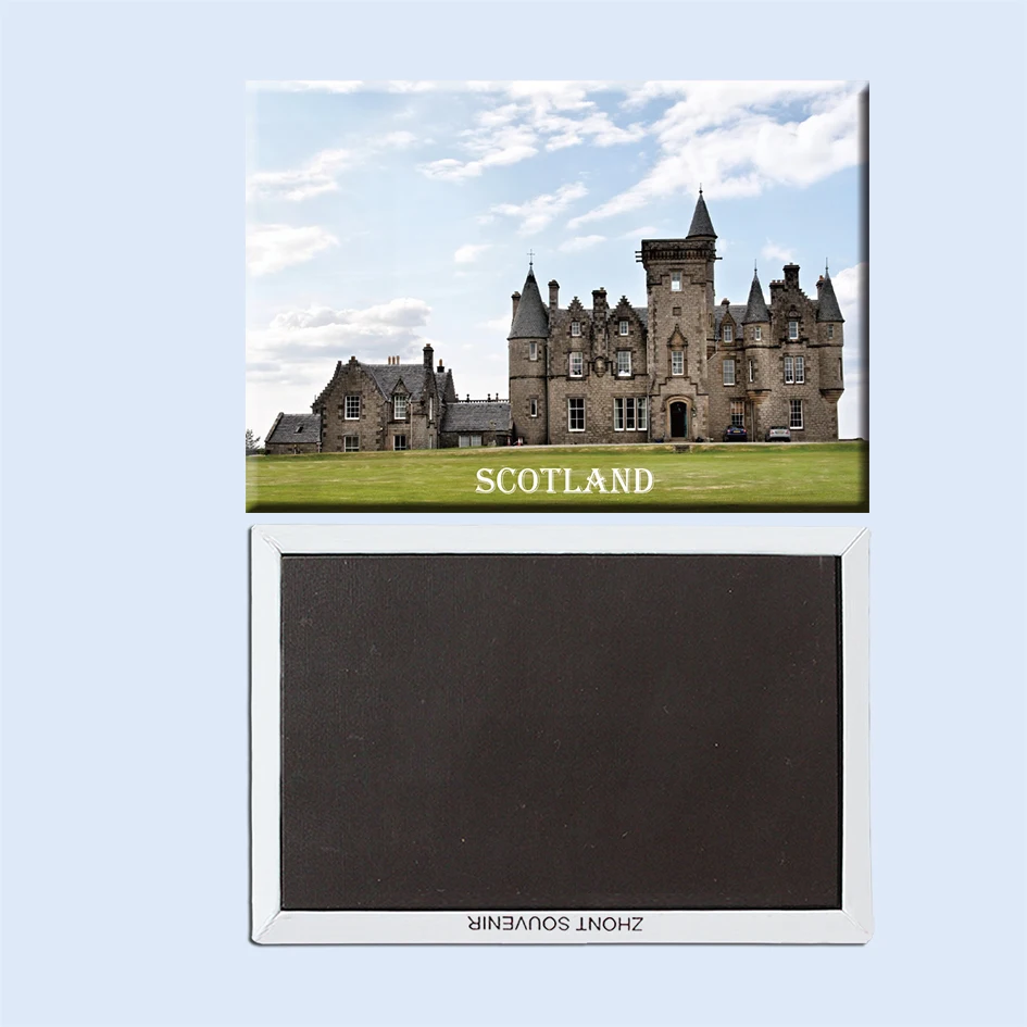 Шотландия древний замок руины 22942 волшебные магниты на холодильник Phots