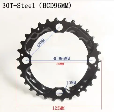 40T30T22 7/8/9 скоростные горные велосипеды MTB шатун для дорожного велосипеда
