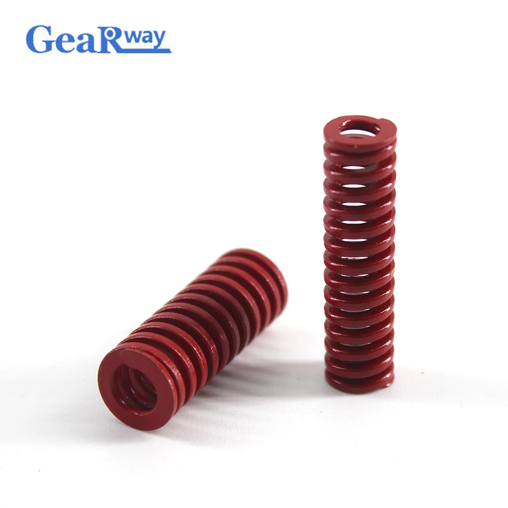 Пресс-форма для прессования Gearway, 2 шт., Красная пружина с коэффициентом сжатия 38%, TM8x60/8x6/8x70/8x90/8x100 мм