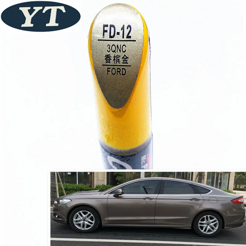 

Car scratch repair pen, auto paint pen Champagne color for Ford ecosport,kuga, focus,s-max,fiesta ,car painting pen