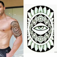 secret eye temporary tattoo body art mens womens stick on tattoo geometric