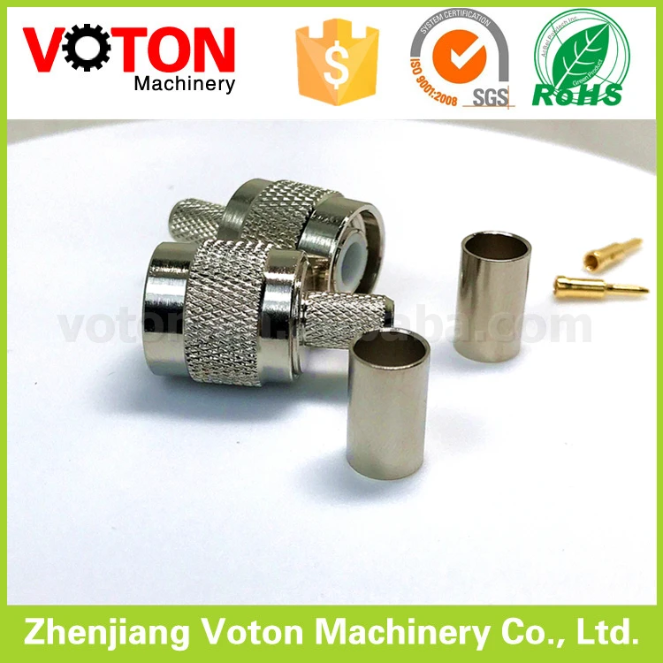 Бесплатная доставка 10 шт. китайский поставщик Striaght Мужской обжимной tnc разъем для