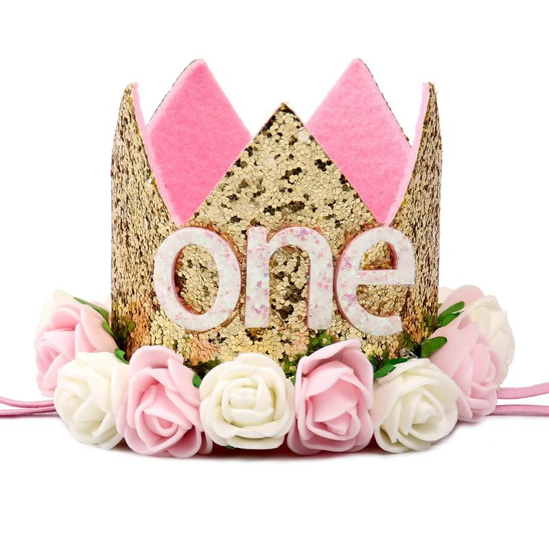 Pink one QIFU BabyShower мальчик первый день рождения воздушный шар розовый девочка гелий воздушный шар из фольги цифры 1 год 1 день рождения украшения для детской вечеринки - Цвет: Pink one