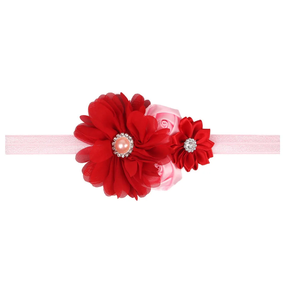 JRFSD A New Cute Headband Newborn Flower Hair Bands Kids Crown Accessories for Girls H007 | Детская одежда и обувь