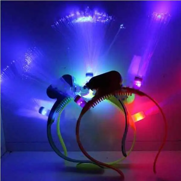 Attlabaya LED Colorful Flashing Fiber Optic Head Band Headhoop | Красота и здоровье