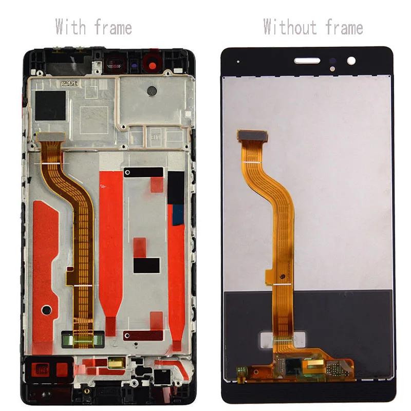 Для Huawei P9 ЖК-дисплей с кодирующий преобразователь сенсорного экрана в сборе