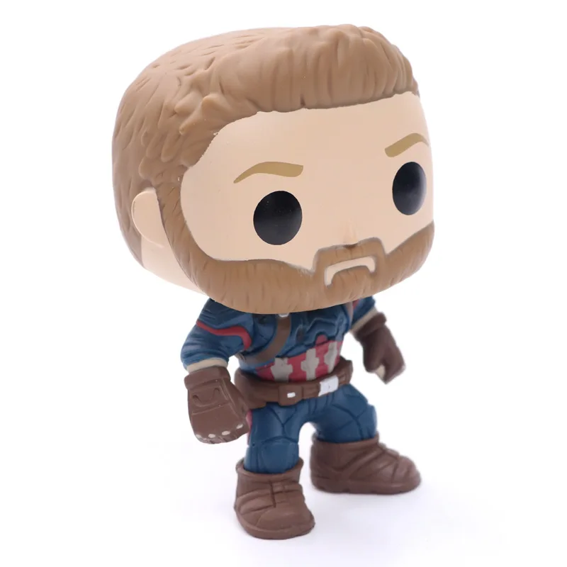 Marvel Мстители 3 Бесконечность войны танос Капитан Америка Железный человек фигурка игрушка Тор Черная пантера ПВХ Модель Куклы
