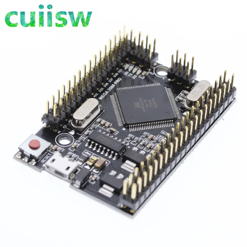 Cuiisw Mega 2560 PRO MINI 5V(встраивание) CH340G ATmega2560-16AU с наконечниками, совместимыми с arduino Mega 2560