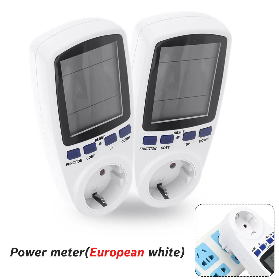 AC 230v EU цифровой измеритель напряжения ваттметр анализатор мощности Ватт монитор