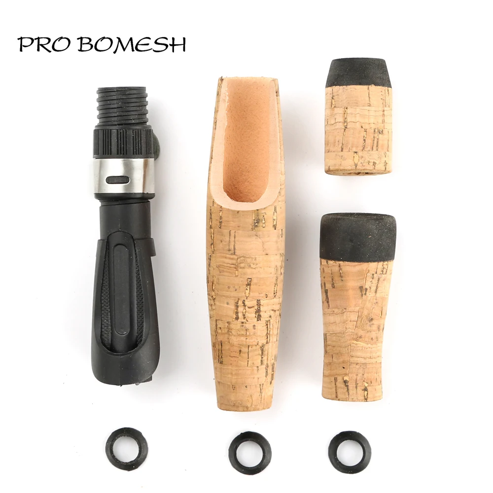 Pro Bomesh 1 комплект пробковый спиннинг набор ручек 16 # Спиннинг для катушки стержень