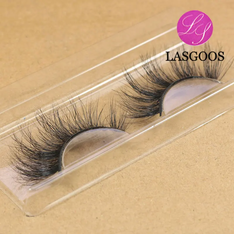 LASGOOS крест-накрест стиль D814 2 шт. норки 23 мм Длинные Накладные ресницы Клубные вечерние наращивание ресниц полоски