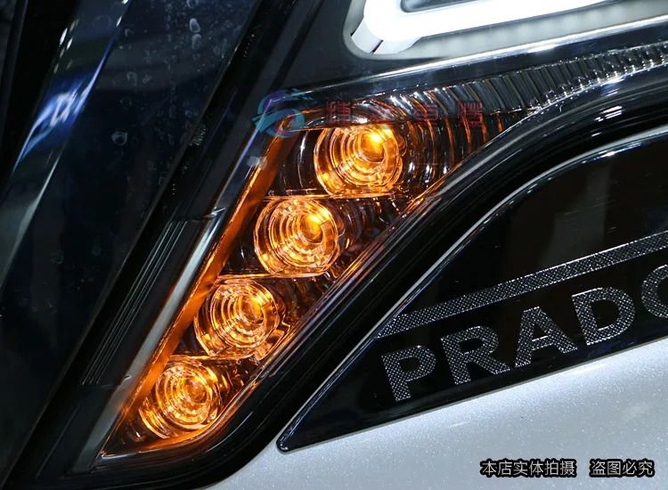 KOWELL Автомобиль Стайлинг фара для фары для Toyota Prado светодиодный- DRL дневные ходовые огни руководство Биксеноновые HID аксессуары