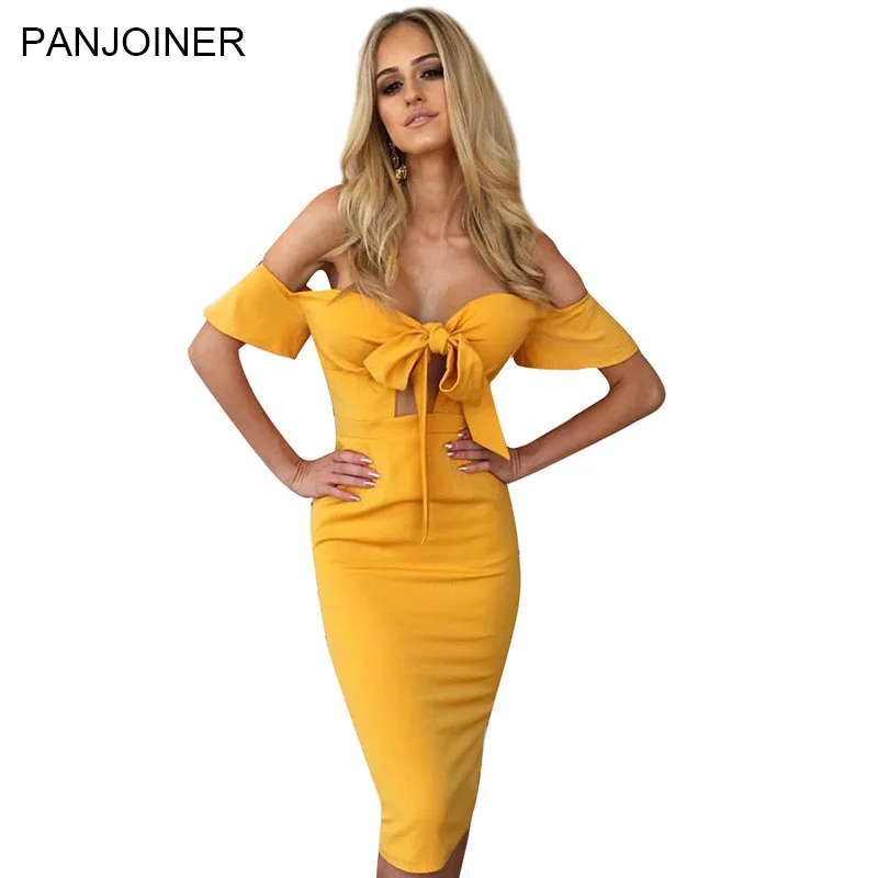 2017 сексуальное Клубное женское летнее облегающее платье с открытыми плечами без