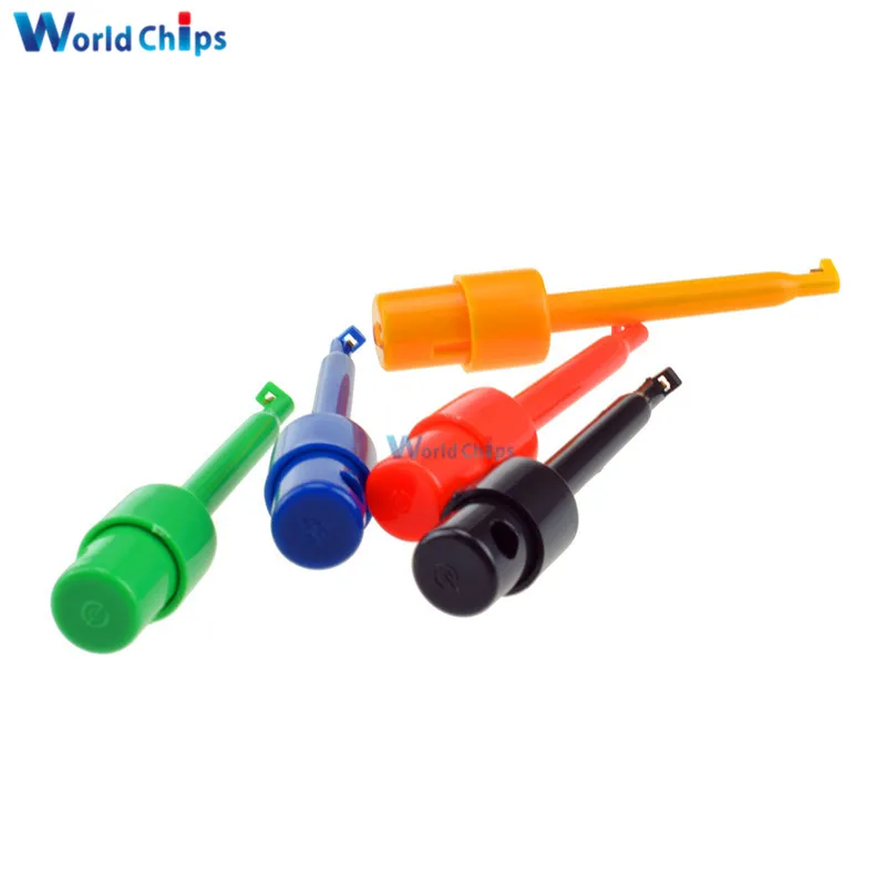 10 шт Большой размер круглый одиночный зажим с крючком зонд для Тестирования