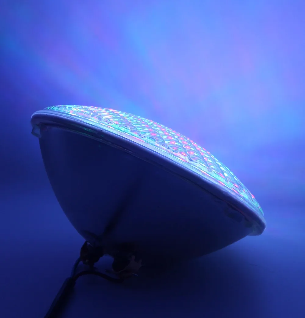 Лампа, подходит для использования в RGB освещение светильник s 12V 60W 72W фары для PAR56 светодиодный плавающий Точечный светильник IP 68 подводный светильник с пультом дистанционного управления Управление теплый белый