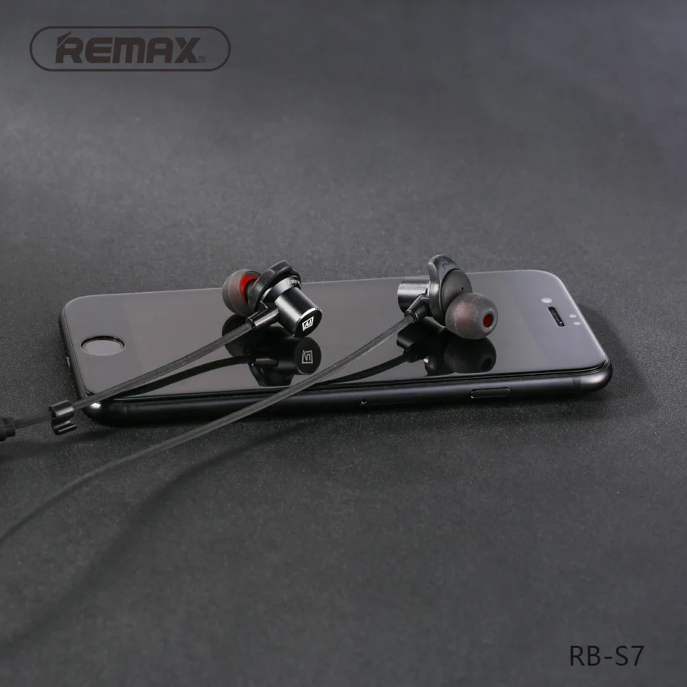 Беспроводные Bluetooth наушники Remax магнитные HD стереонаушники с шейным ремешком