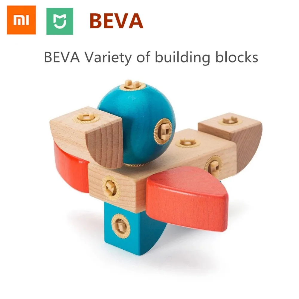 Новинка 2017 года оригинальный xiaomi mijia BEVA Smart Building Конструкторы деревянный