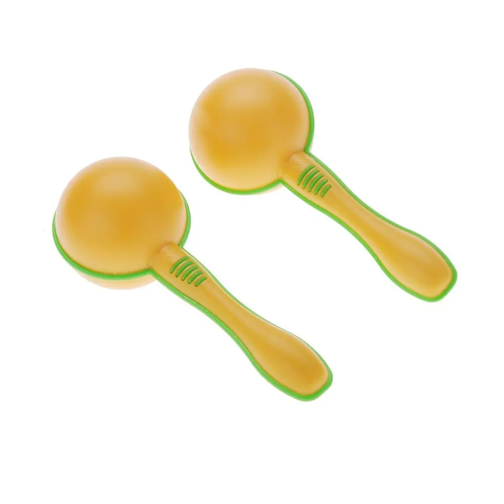 Yellow Plastic Egg Maraca Musical Early Educational Rhythm Toy Tool for Baby Kid Child | Спорт и развлечения