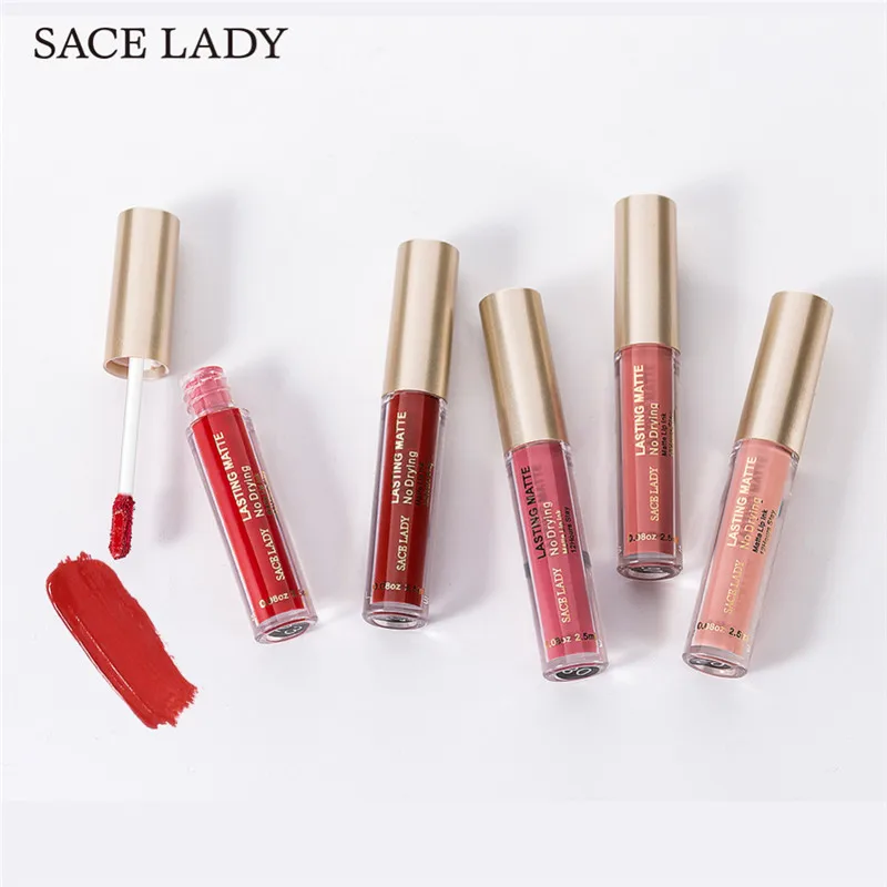 SACE LADY Small Pepper Net красный 23 Цвета Матовый Блеск для губ антипригарная чашка