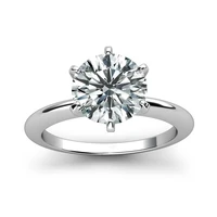 classic 9k white gold ring 1ct 2ct 3ct trendy moissanite diamond ring jewelry wedding party engagement anniversary ring