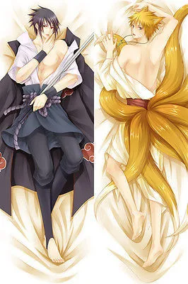 Японский Аниме Обнимая тело наволочка 150*50 Наруто Итачи Саске Учиха|pillow cases