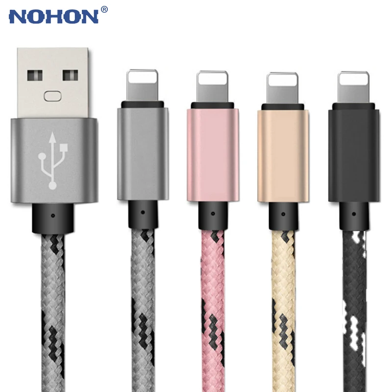 25 см 1 м 5 2 3 USB кабель для зарядного устройства iPhone 6s 6 s 7 8 Plus X 10 Xs Max XR 5s iPad нейлоновый