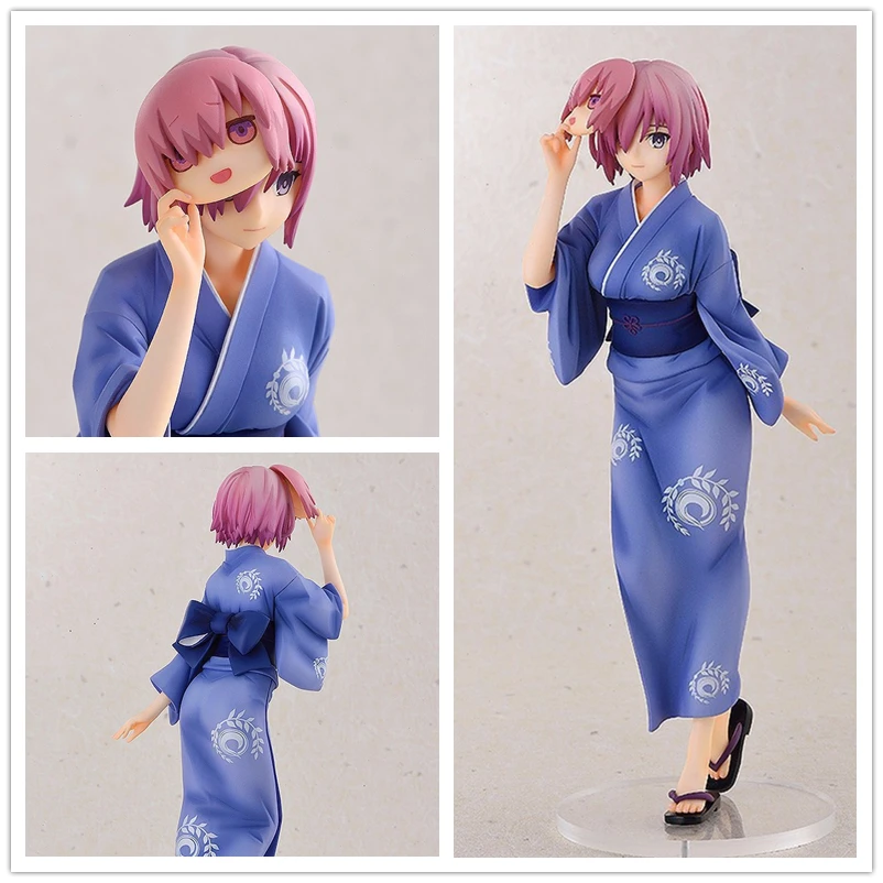 

Anime Fate Grand Order Matthew Kyrielite Shielder Mash Kyrielight Yukata Ver. PVC Action Figure Collection Sexy Model Toys Doll