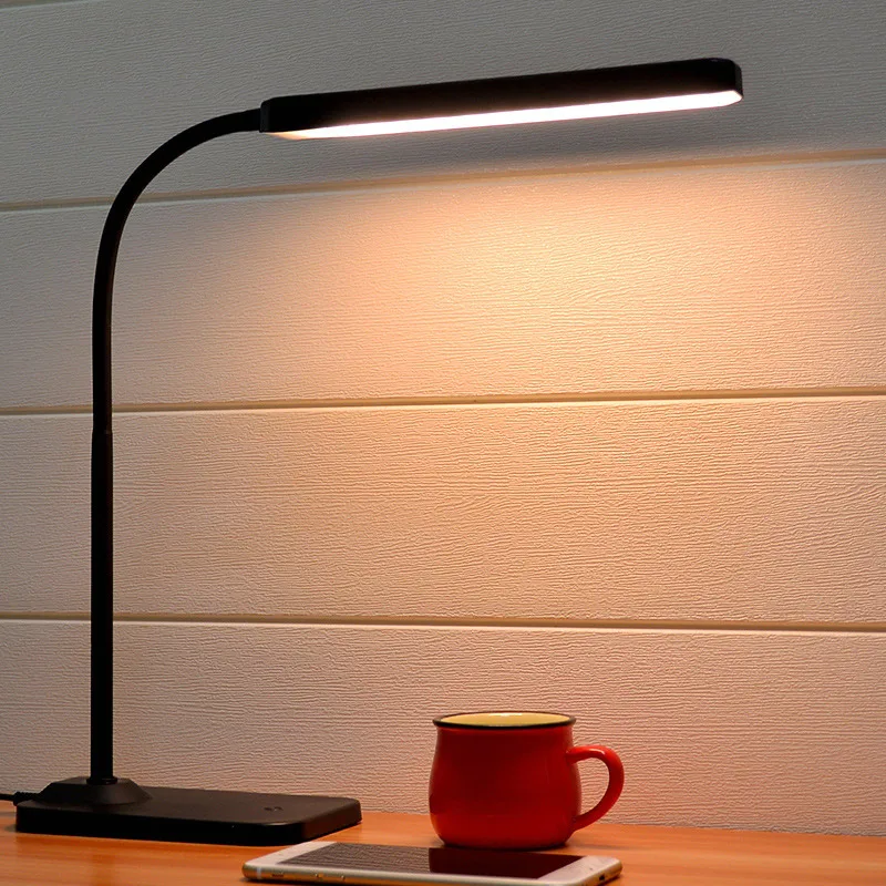 High quality USB charging level 3 dimmable desk lamp LED student reading office lighting table lampara de mesa80728 | Лампы и