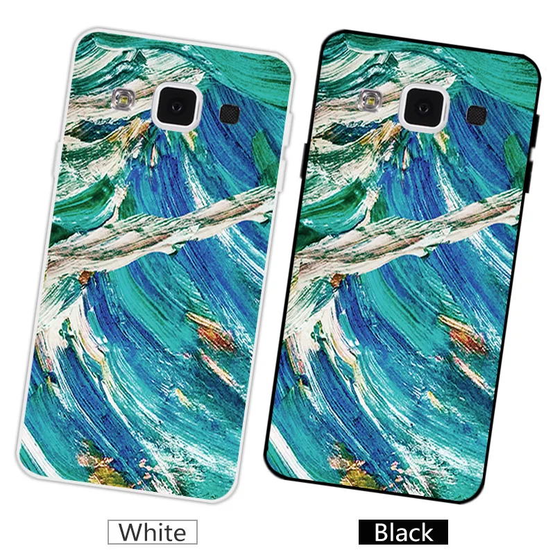 ТПУ мягкий для Samsung Galaxy A3 2015 A300 хмурый чехол телефона черный матовый 4 5