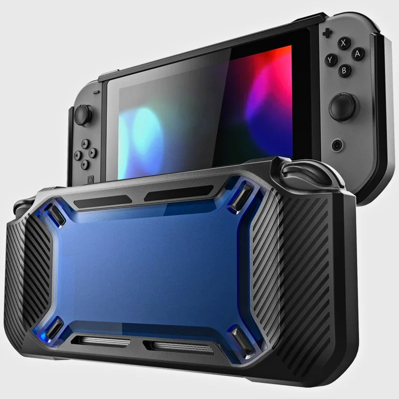 Blue Жесткий чехол в виде ракушки для kingd Switch противоударный защитный чехол для nintendo Switch консоли NS для kingd Switch чехол Аксессуары - Цвет: Blue