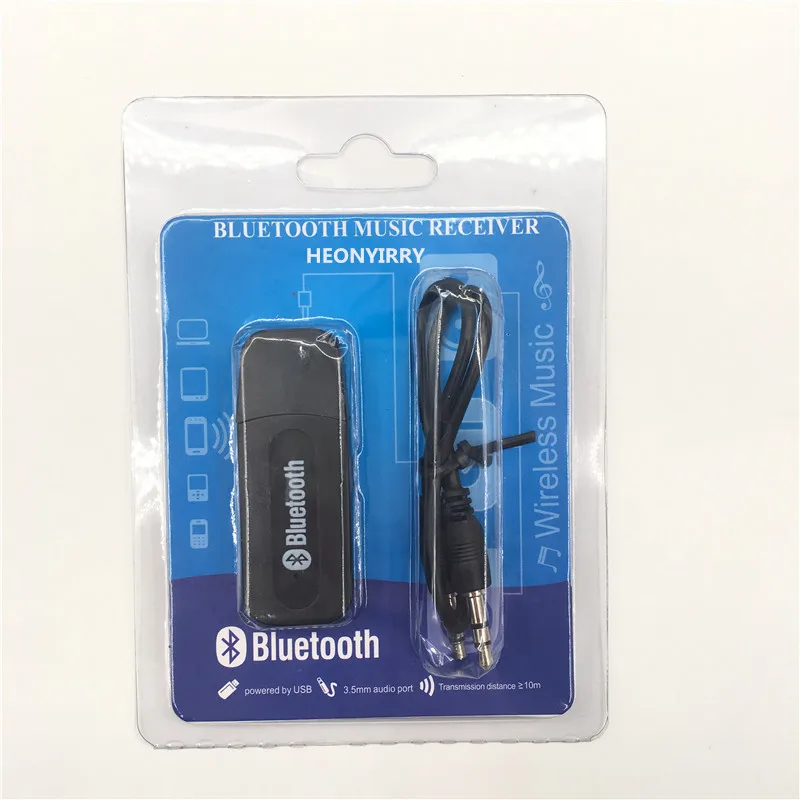 Беспроводной Bluetooth приемник передатчик адаптер 3,5 мм разъем для автомобильной музыки аудио Aux A2dp для наушников динамик ресивер громкой связи