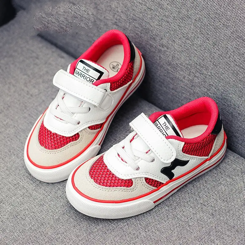 Huili kindergarten children's shoes for boys and girls leather &amp mesh upper light soft breathable kids outdoor sneaker | Детская