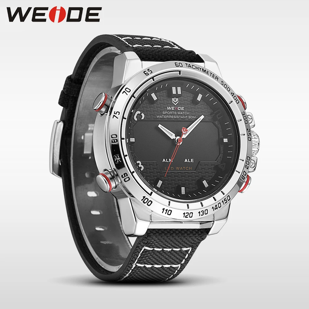 WEIDE, мужские часы,, роскошный бренд, известный бренд, спортивные часы для мужчин, цифровой кварцевый будильник, нейлоновый ремешок, relogio automatico masculin