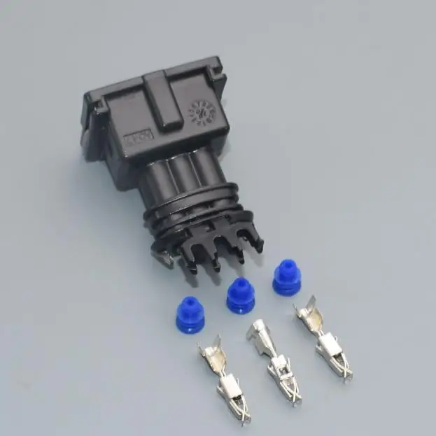 Shhworldsea 10 комплектов 3pin 3 way sensor connector kit чехол для автомобильного двигателя ткацкий