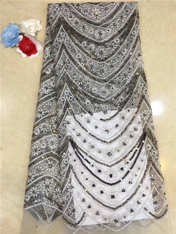 Лидер продаж французское кружево высокого качества Тюлевая кружевная ткань в