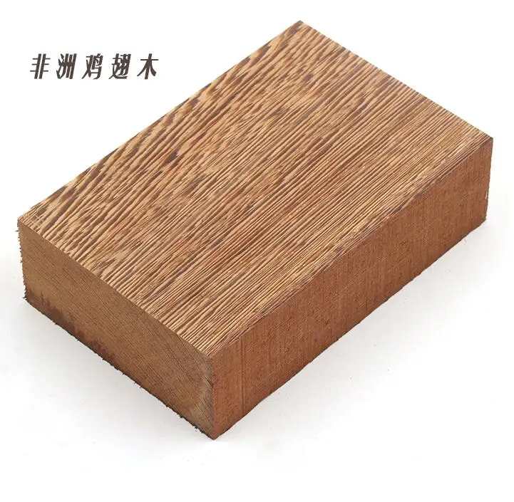 Color 4 EDC ручной работы деревянный блок сырья DIY нож Рогатка ручка дерево 14x9x4 см 1 шт - Цвет: Color 4