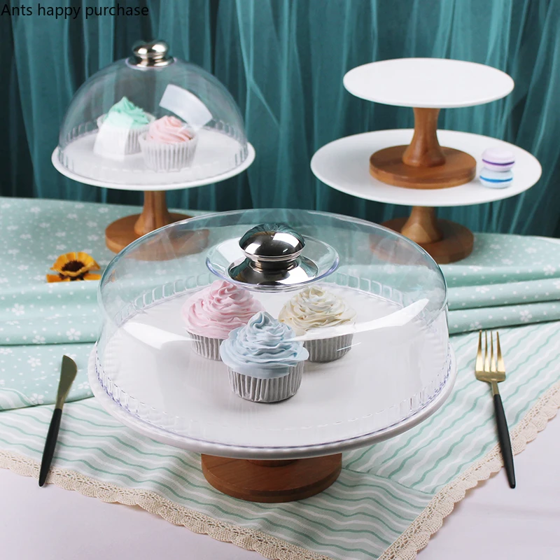 Пластиковая прозрачная крышка Фруктовая тарелка послеобеденный чай Крышка для