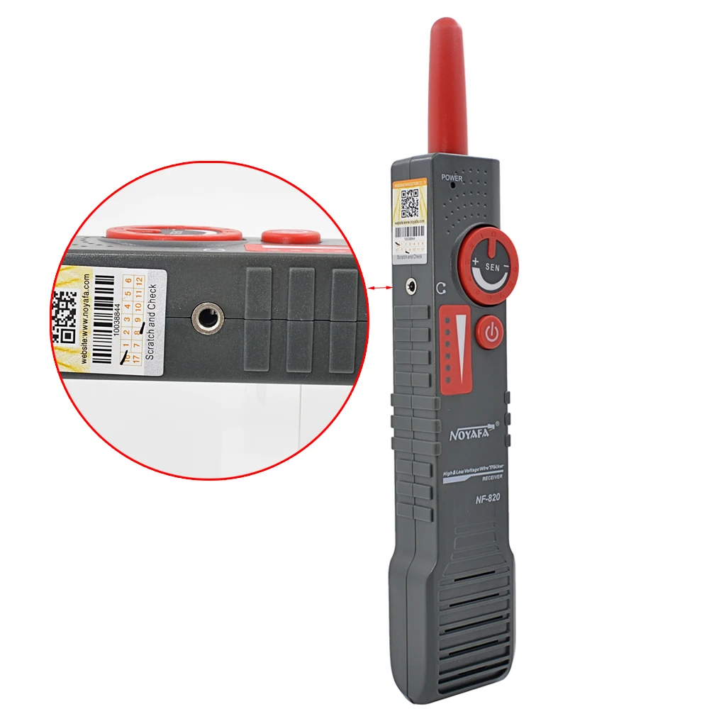Noyafa NF-820 RJ45 RJ11 BNC тестер высокого и низкого напряжения Кабельный тестер Подземный кабельный искатель анти-помех провода трекер