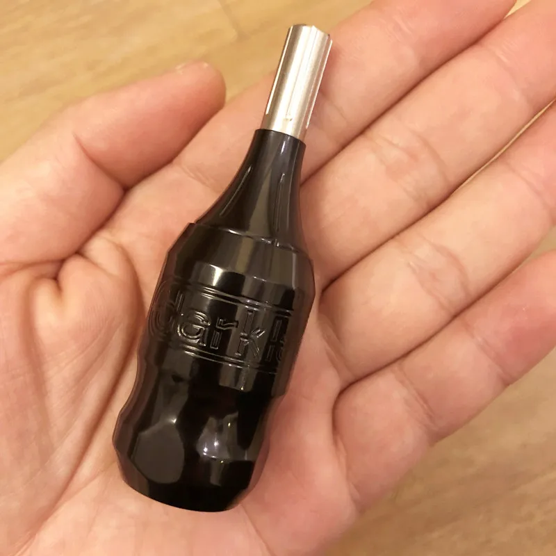 One Adjustable 27MM Super Gray Darklab Tattoo Grip For Needle Cartridges Supply