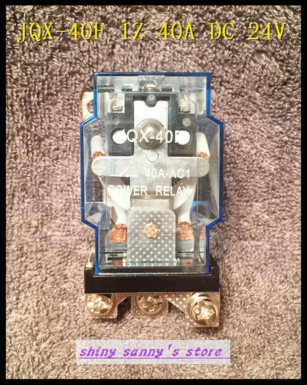 1 шт. JQX-40F 1Z 40A DC 24V катушка реле мощности PCB совершенно новый
