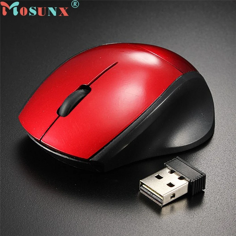 Mosunx Splendid 2,4 GHz мышь оптическая игровая мышь Беспроводная USB приемник ПК Компьютер Беспроводная для ноутбука